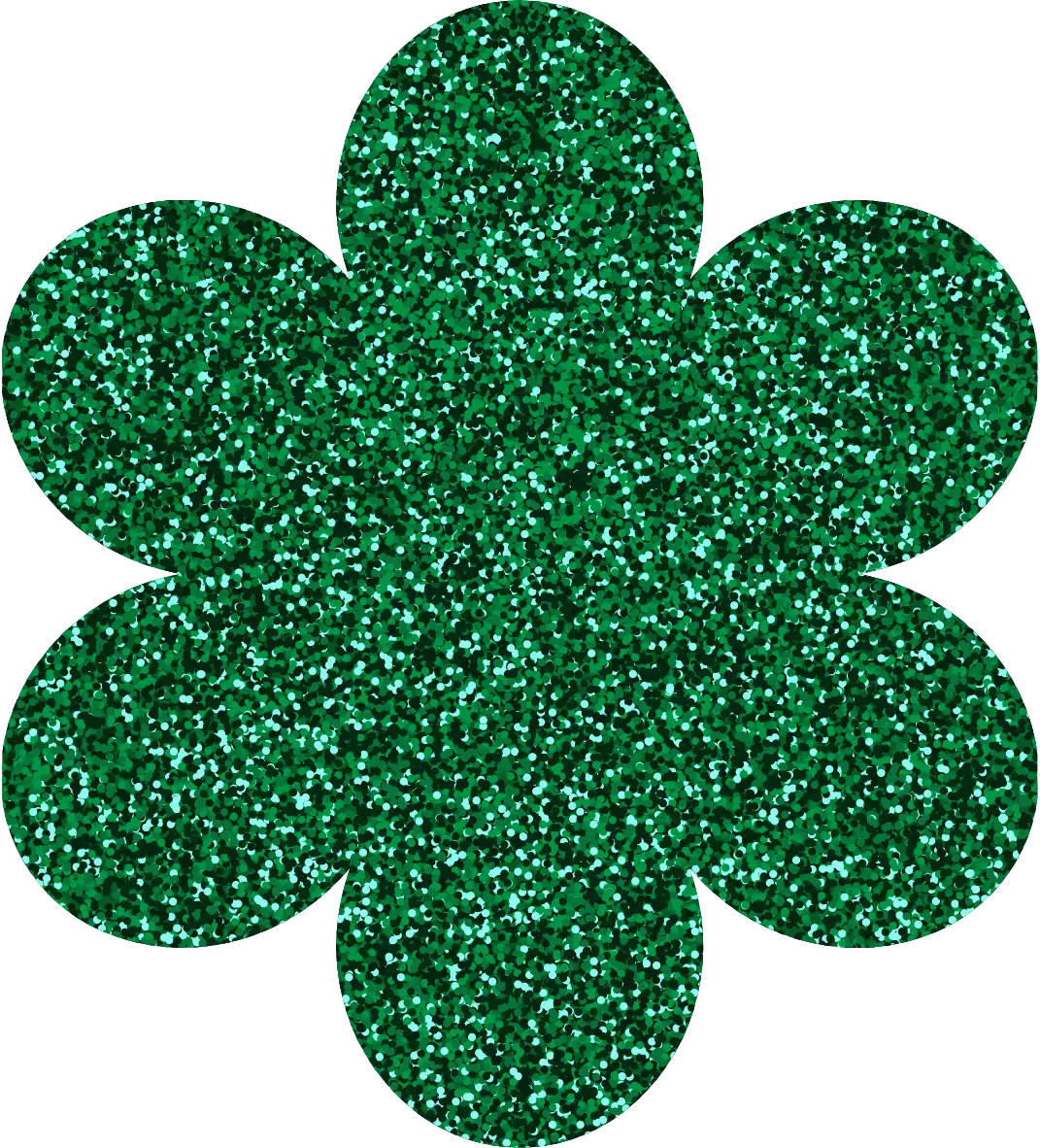 Basic Flower Shaped Milestone Acrylic Blank | Glitter Colours | 3mm Thick