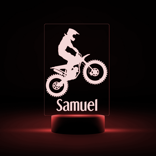 Motocross Themed Night Light