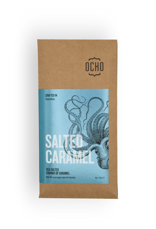 OCHO Salted Caramel Chocolate - 95g Block - Expired Stock