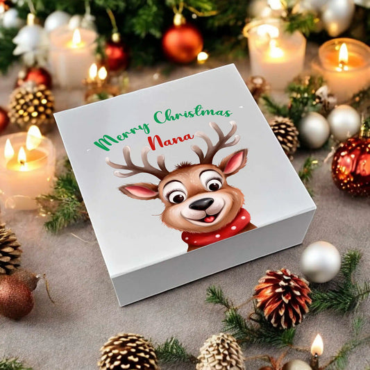 Personalised Merry Christmas Gift Box