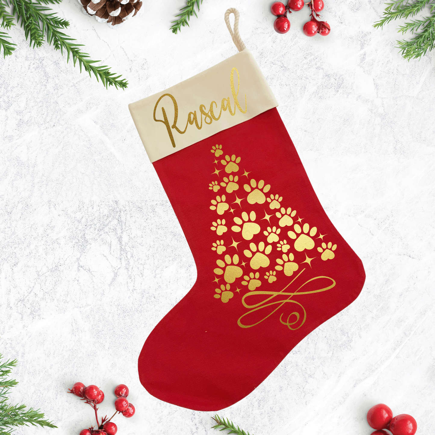 Personalised Pet Christmas Stocking