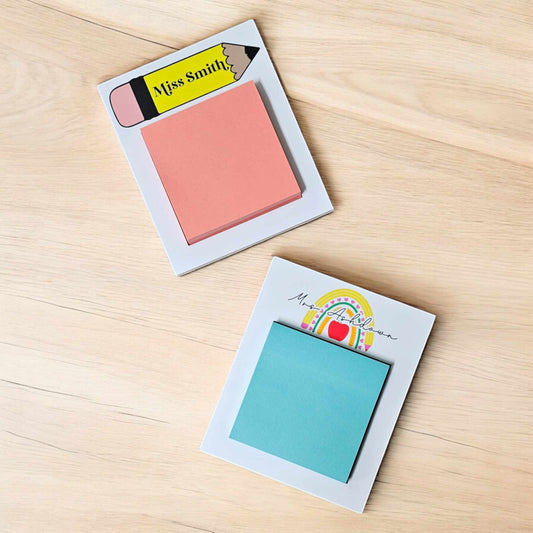 Personalised Sticky Note Holders for Teachers | Teacher Gift