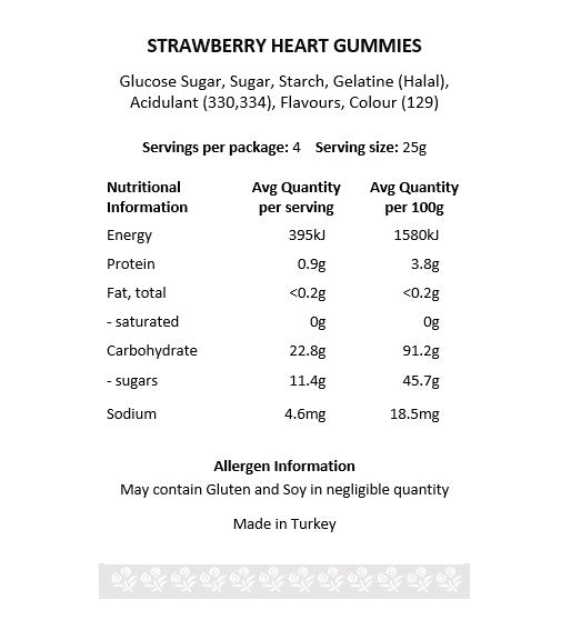 Strawberry Heart Gummies