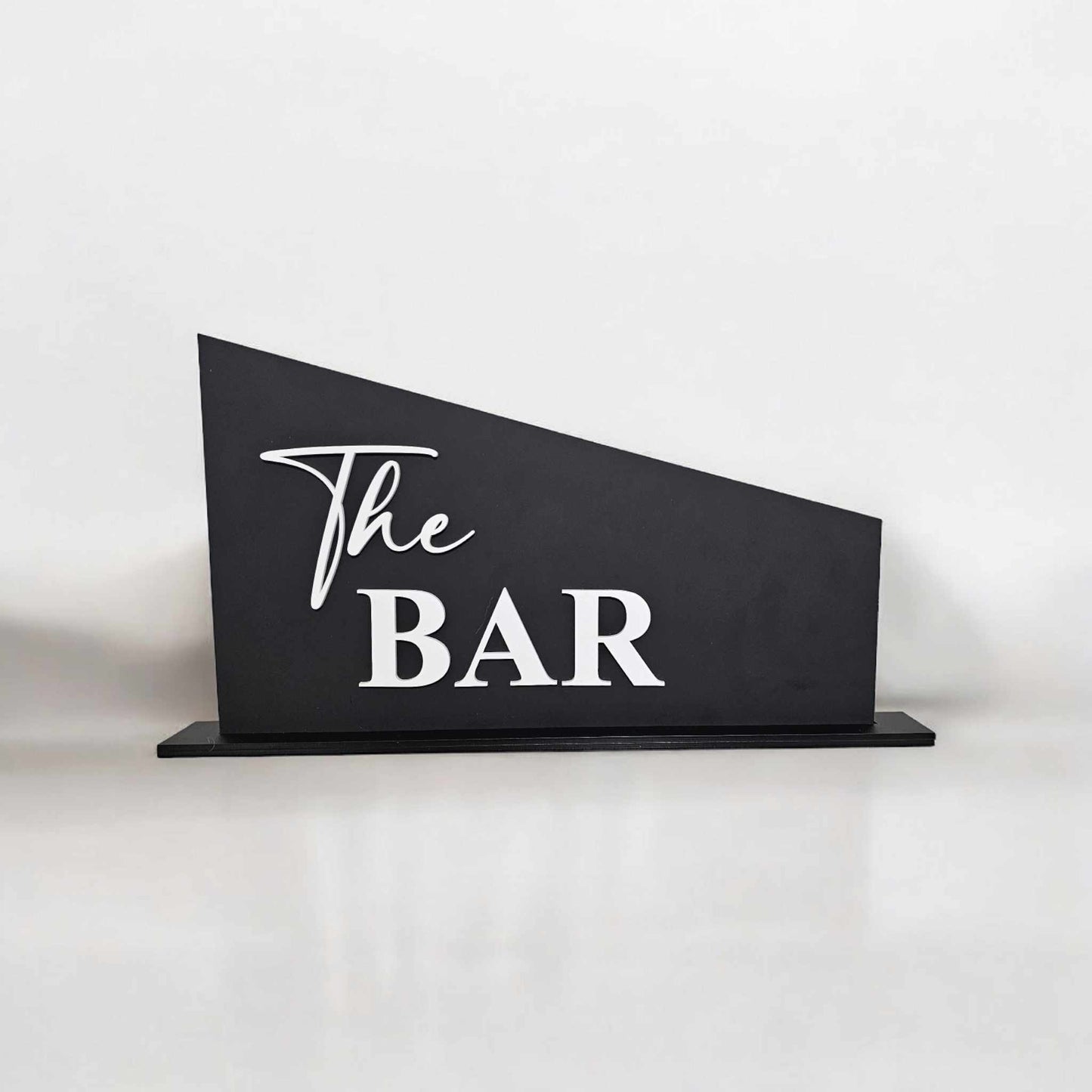 The Bar - Minimalist Bar Signage