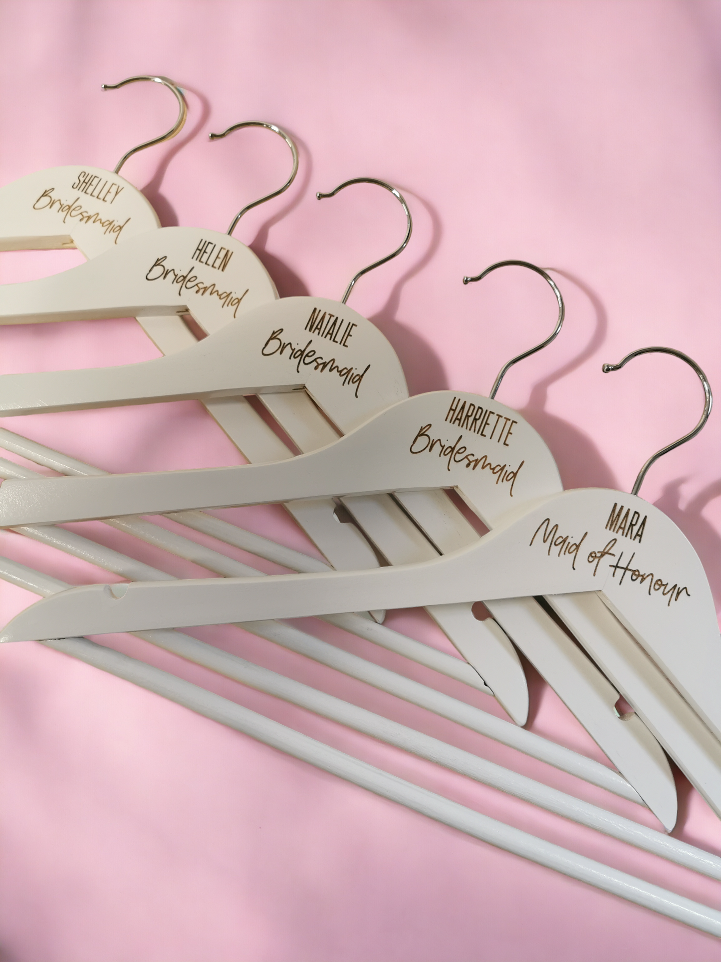 Bridal Party Coat Hangers - Script Font 1