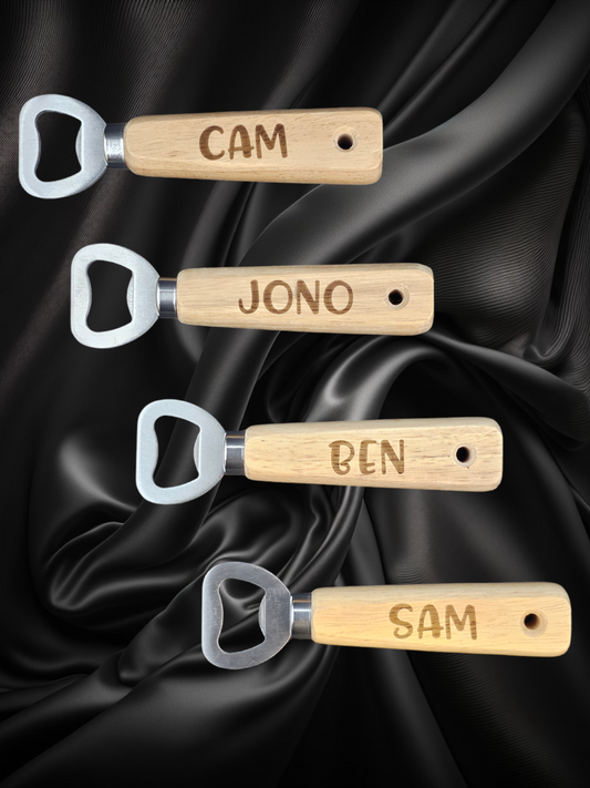 Personalised Wooden Bottle Openers