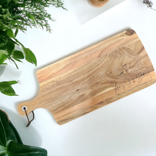 Minimalist Personalised Serving Board