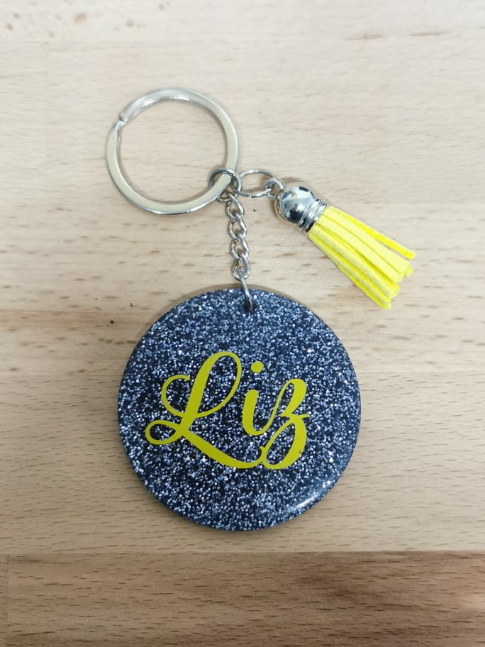 Personalised Keychain with Tassel