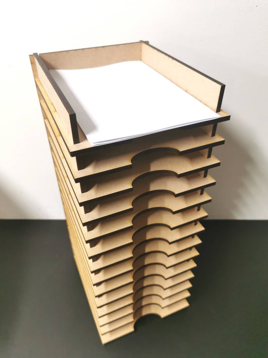 A5 MDF Storage Shelving Unit