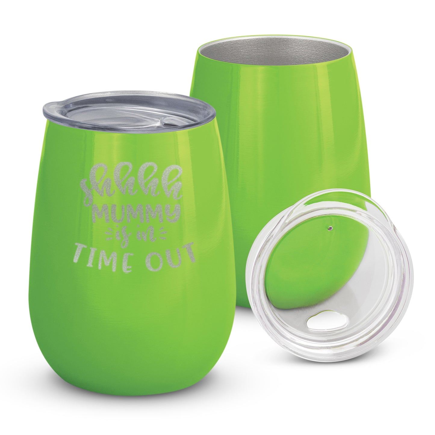 "Shhhh Mummy is in Time Out" Wine Tumbler