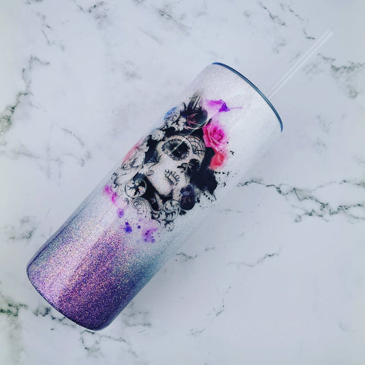 Day of the Dead Tumbler - 20oz Skinny