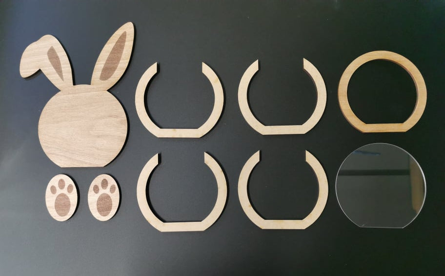 Easter Bunny Mini Egg Holder DIY Kit