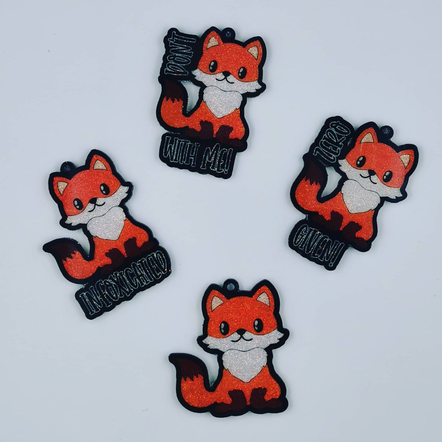 Oh For Fox Sake Keychain