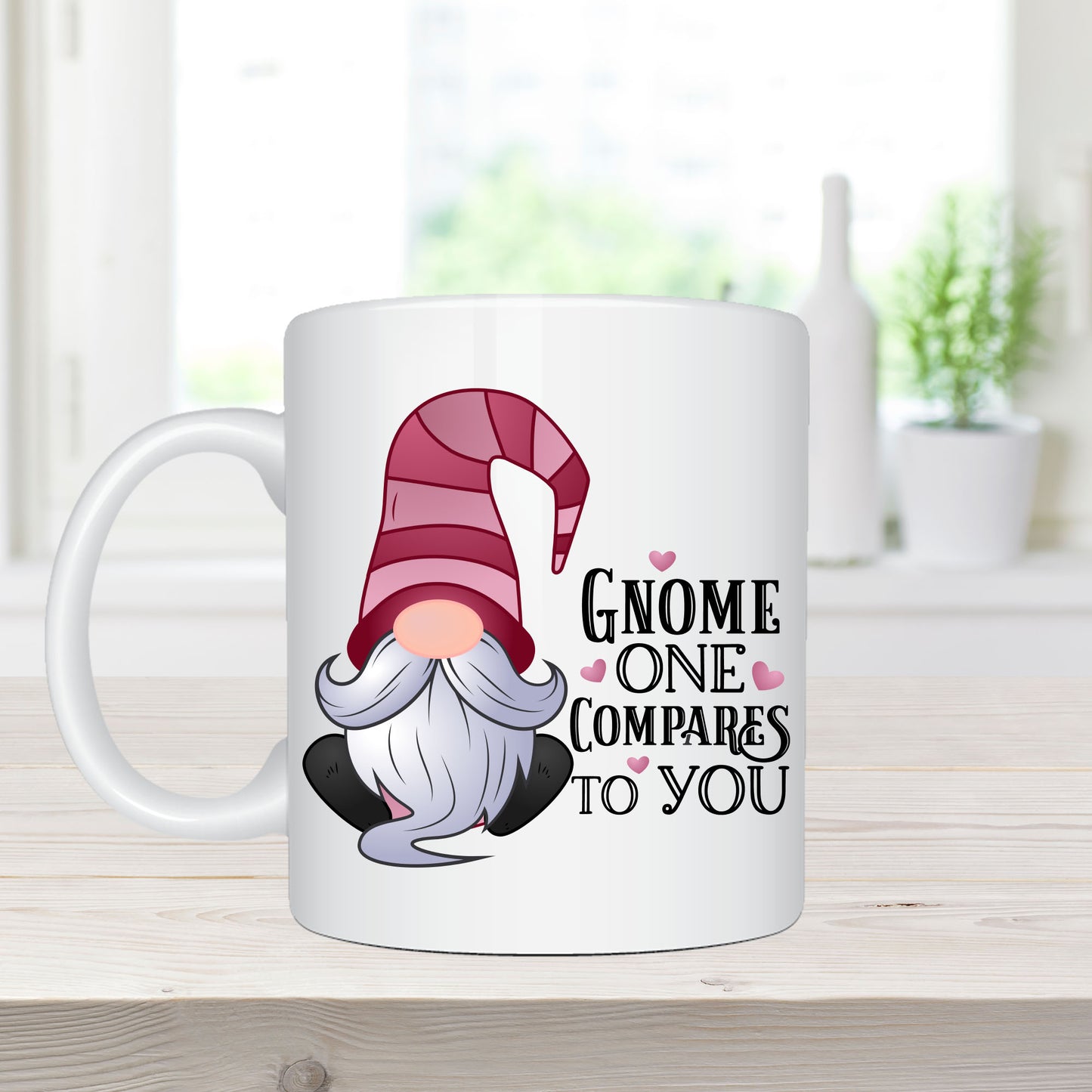 Gnome One Compares To You - Boy Gnome - Ceramic Coffee Mug