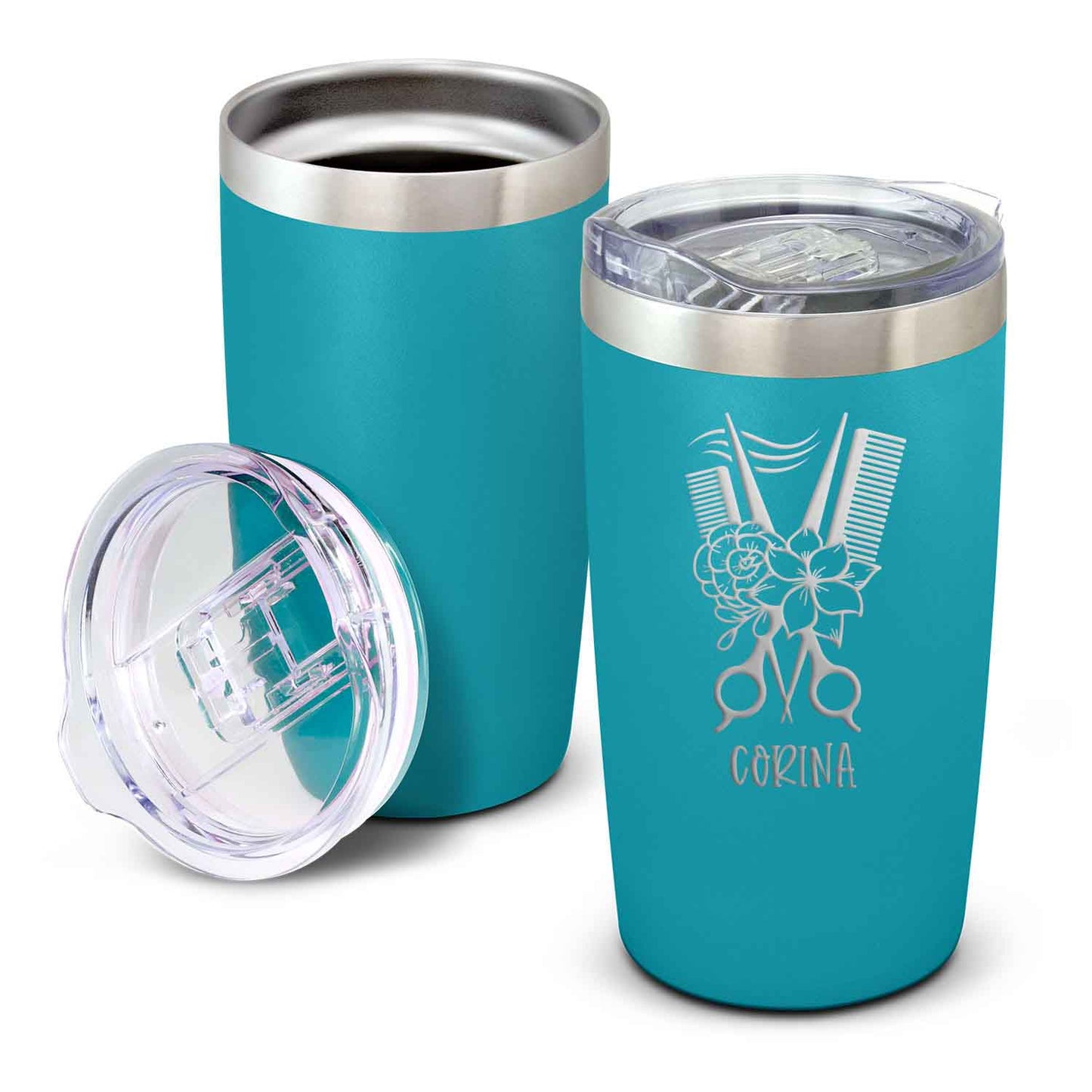 Profession Series - Personalised Engraved Coffee Tumbler - Hairdresser