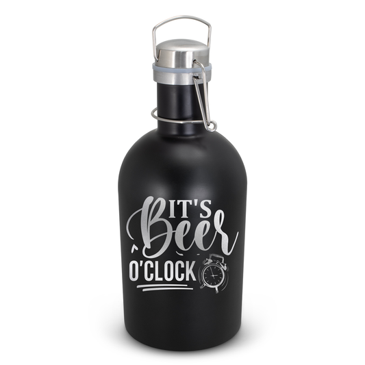 It's Beer O'Clock - 2L Beer Growler