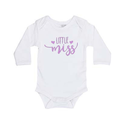 "Little Miss" - Baby Onesie - Long Sleeve