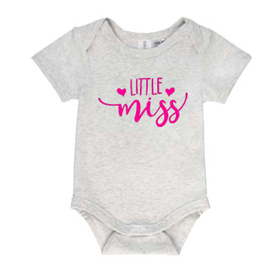 "Little Miss" - Baby Onesie - Short Sleeve