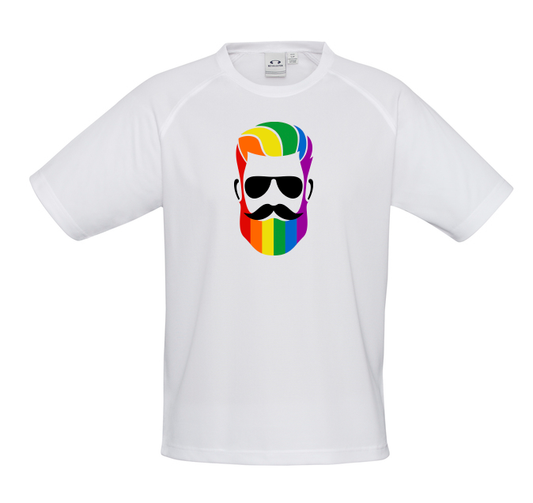 Sublimation Printed Man Beard Pride T-Shirt - Men's - Sizes S - 5XL