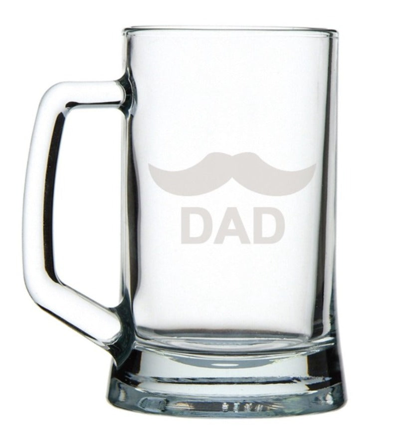 Personalised Moustache Beer Mug