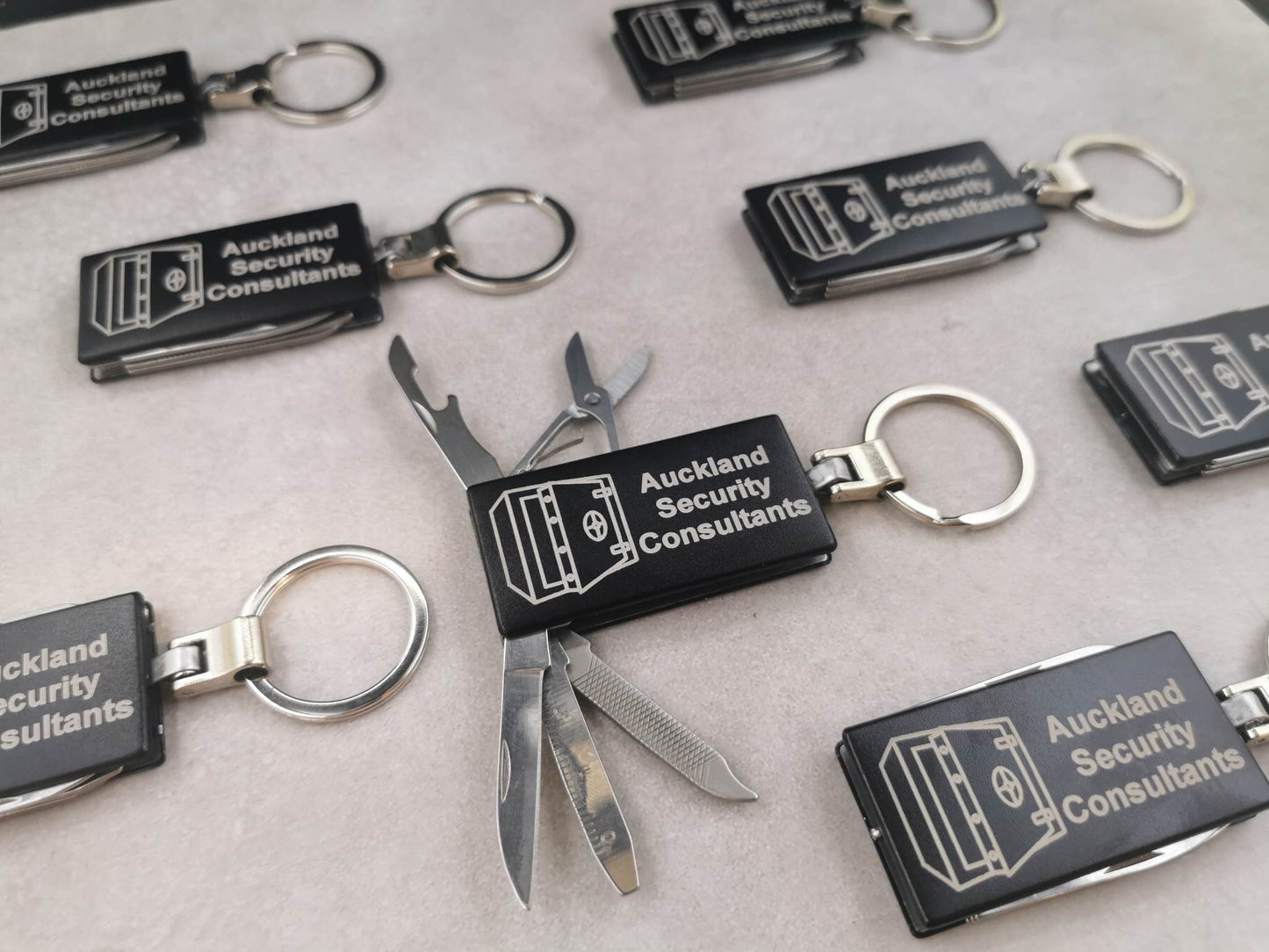 Multi-Function Metal Key Ring