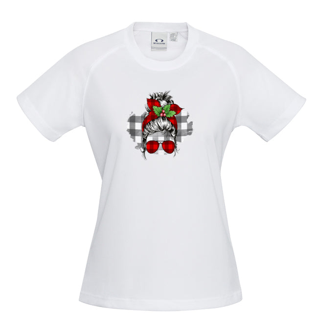 Mum Bun Christmas T-Shirt