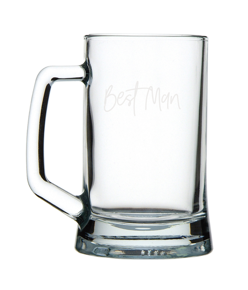 Beer Mug  (Title only) - Script Font 1