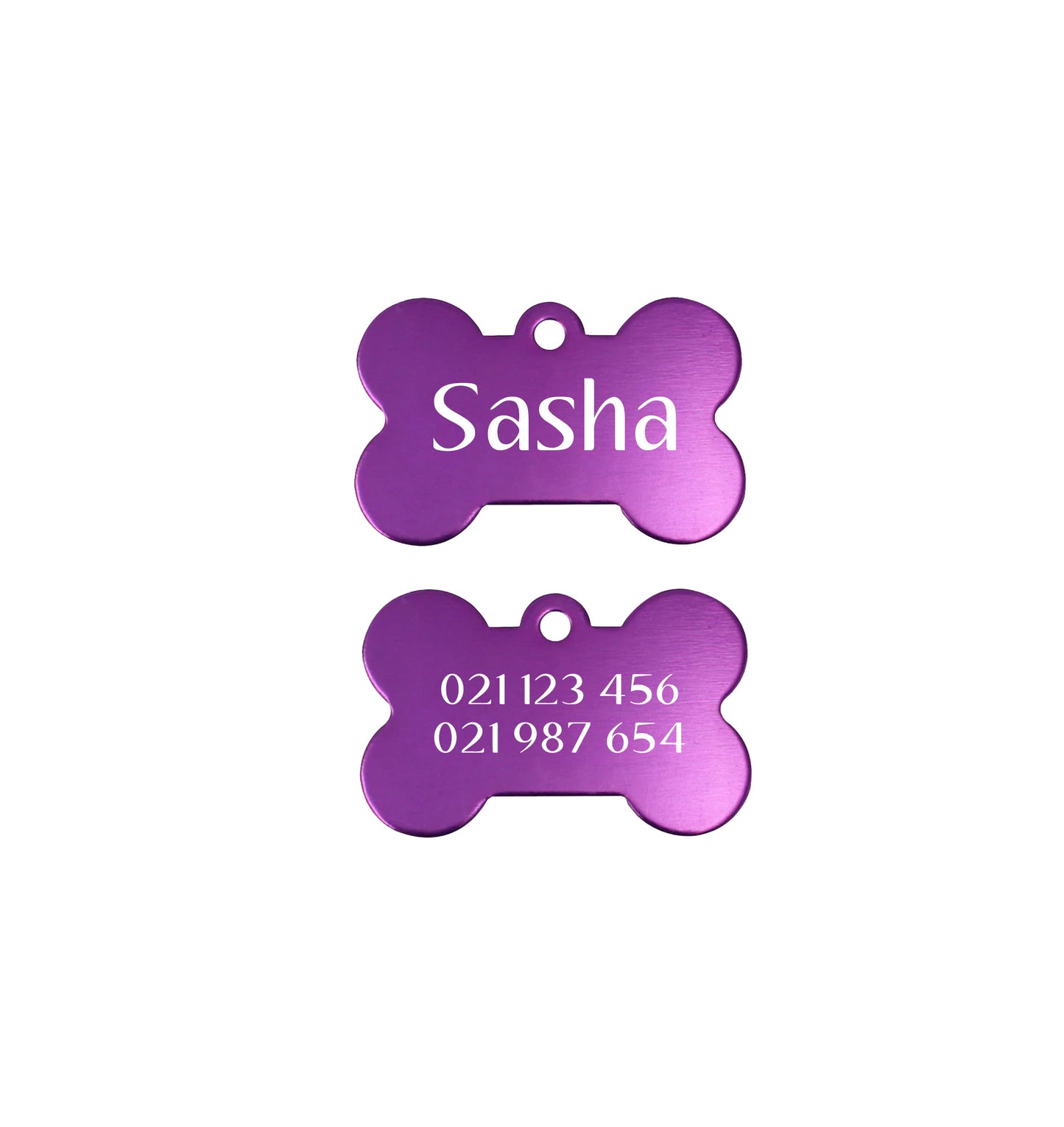 Pet Name Tags - Standard (name and contact number)