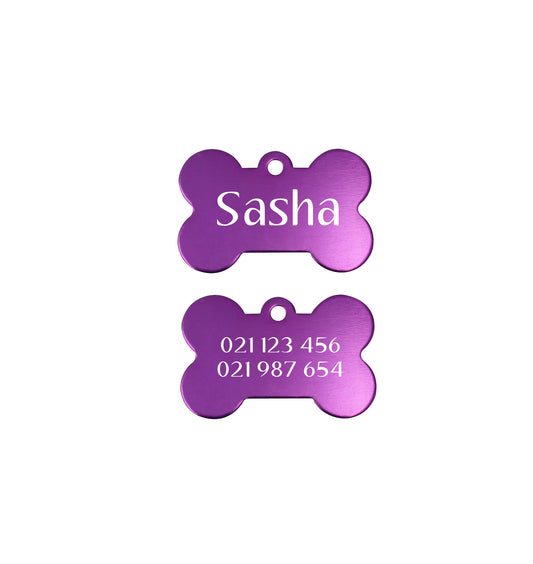 Pet Name Tags - Standard (name and contact number)