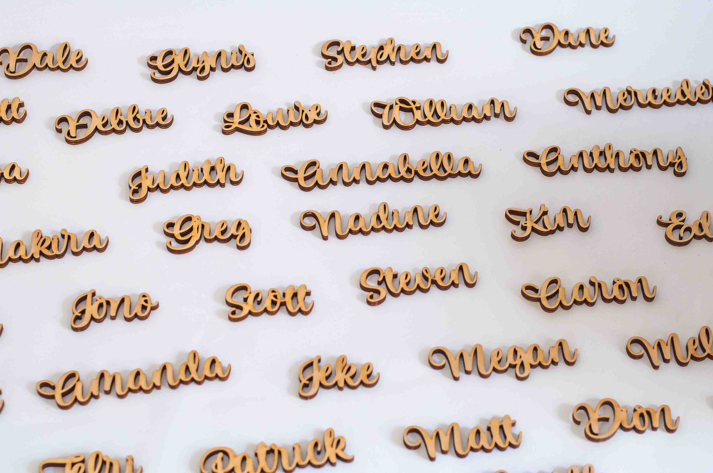 Wooden Name Cut Outs