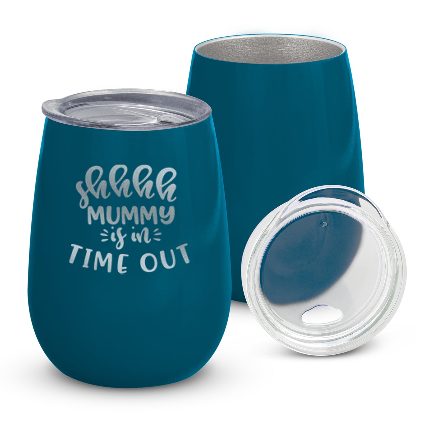 "Shhhh Mummy is in Time Out" Wine Tumbler