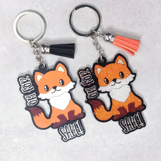 Oh For Fox Sake Keychain