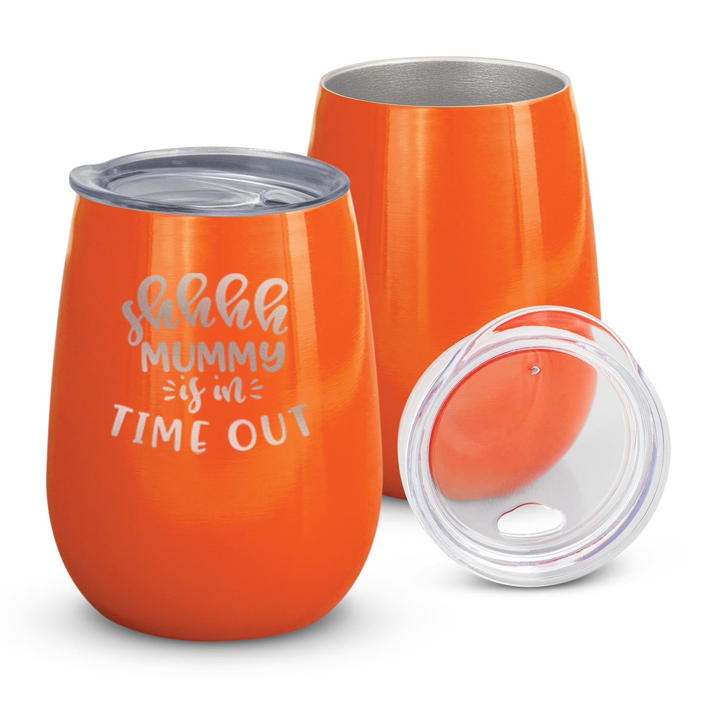 "Shhhh Mummy is in Time Out" Wine Tumbler