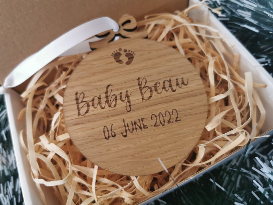 Personalised Remembrance Ornament - Baby Loss NZ Fundraiser