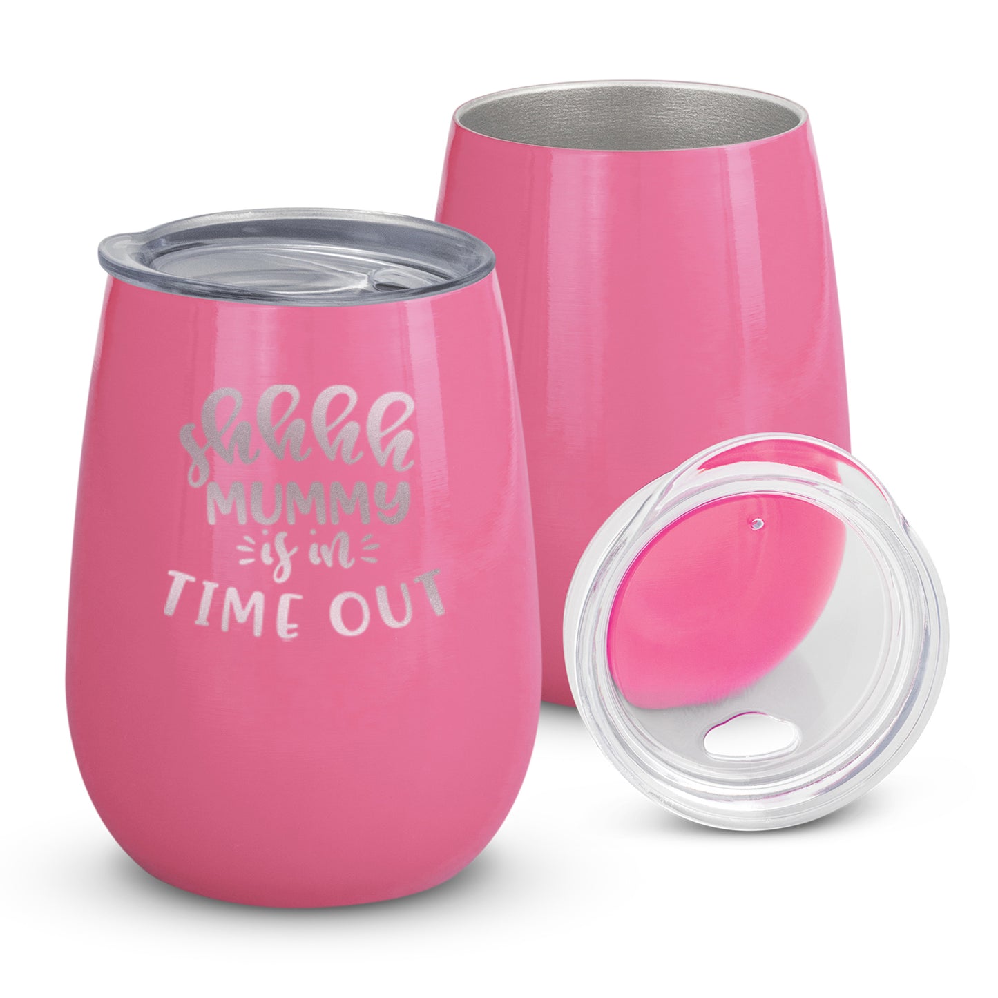 "Shhhh Mummy is in Time Out" Wine Tumbler