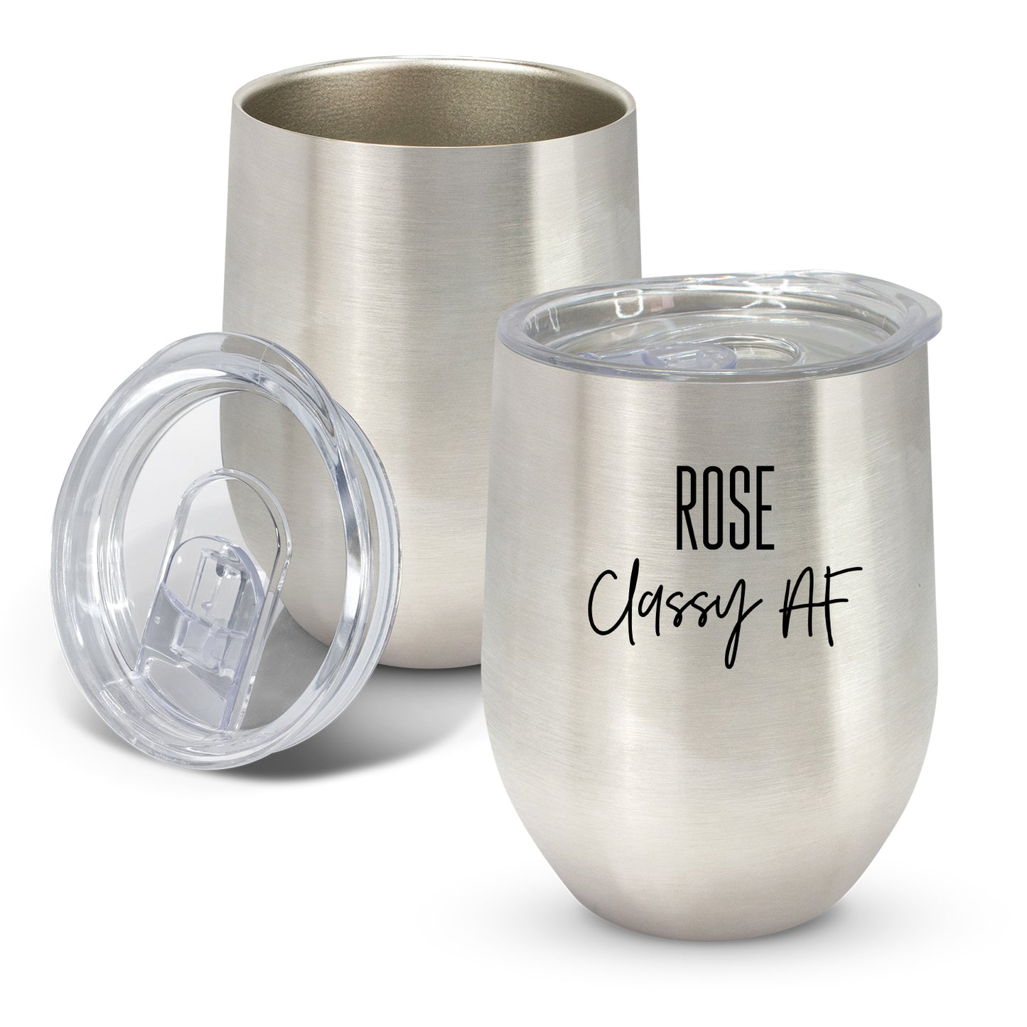 Classy AF - Personalised Laser Engraved Wine Tumbler