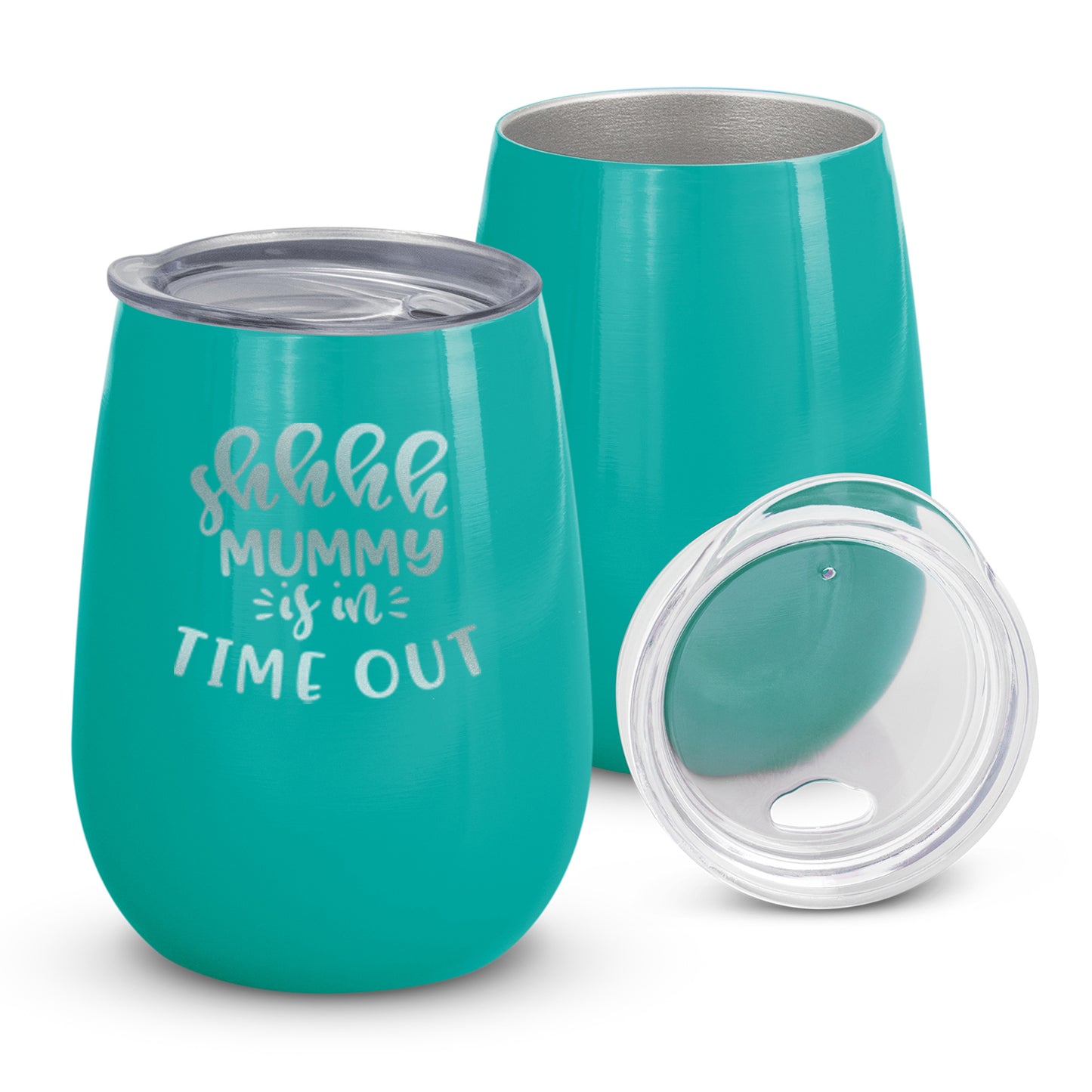 "Shhhh Mummy is in Time Out" Wine Tumbler