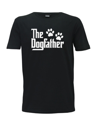 The Dogfather- Men's T-Shirt - Black