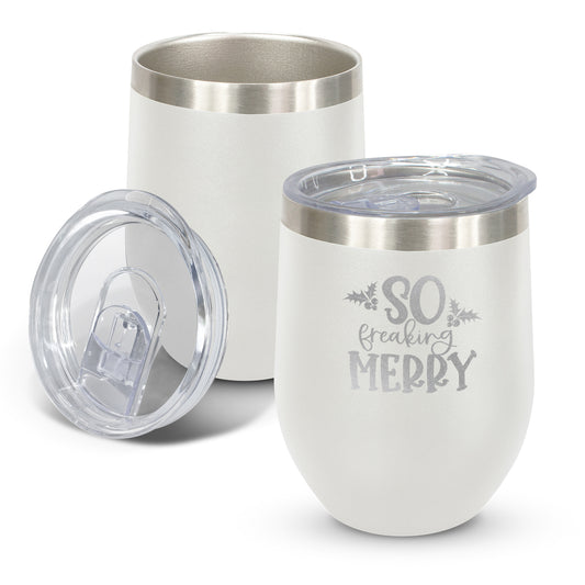 So Freaking Merry - Stemless Wine Tumbler