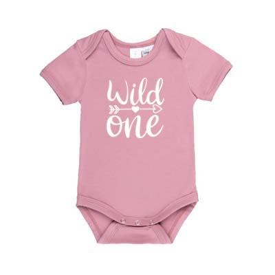 Wild One | Short Sleeve Baby Onesie