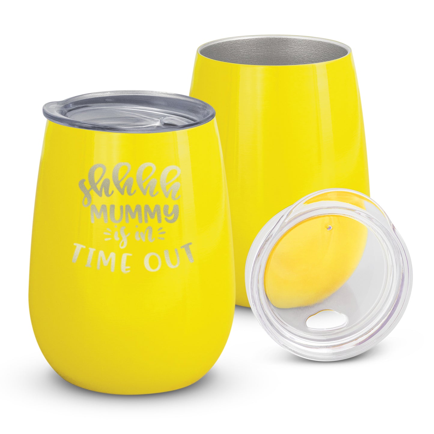 "Shhhh Mummy is in Time Out" Wine Tumbler